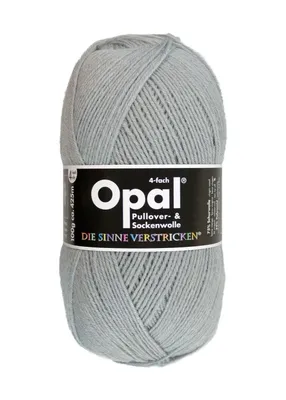 Produktbild von Opal Sockengarn - Uni 4fach Farbe: 5193 mittelgrau