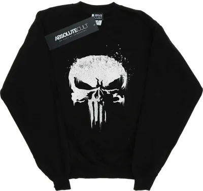 Produktbild von Marvel - "The Punisher TV Skull Logo" Sweatshirt für Herren BI43655 (XXL) (Schwarz)