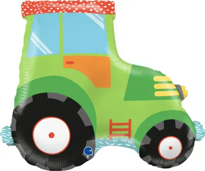 Obrázok produktu pre Tvarovaný fóliový balón "Traktor" | 69 cm