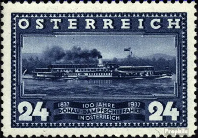 Produktbild von Briefmarken Österreich 1937 Mi 640 postfrisch Schiffahrt