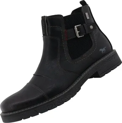 Image de Mustang Herren Tex-Stiefel Schwarz