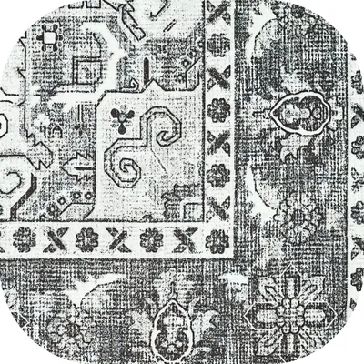 Imagen del producto de Alfombra, textura suave de felpa, diseño resistente a las manchas, color gris claro, 160 cm de ancho x 220 cm de largo