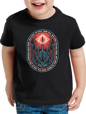 Produktbild von style3 To Rule Them All T-Shirt für Kinder ring neuseeland auenland