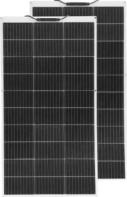 Image de Panneau solaire flexible, haute efficacité, compatibilité polyvalente, kit 200W 12V 24V