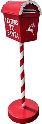 Produktbild von Clayre & Eef 6Y6243 Briefkasten Rot Weiß 14x50 cm