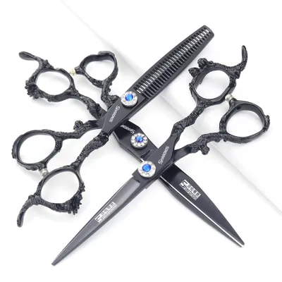 Imagen del producto de Juego profesional de tijeras para peluquería