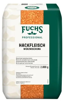 Zdjęcie produktu dla Mieszanka przypraw do mięsa mielonego Fuchs Professional, drobno zbilansowana 2000g