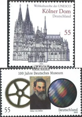 Produktbild von Briefmarken BRD (BR.Deutschland) 2003 Mi 2329,2332 (kompl.Ausg.) gestempelt Kulturerbe