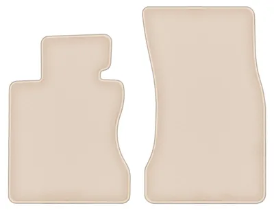 Immagine prodotto di Tappetini anteriori in velluto PREMIUM beige compatibili con BMW 5 E61 (2003-2010, station wagon, touring) – con fissaggi – su misura