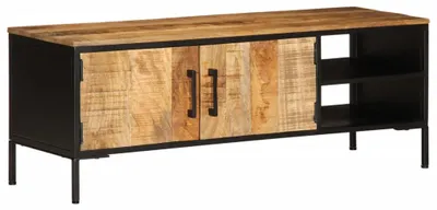 Zdjęcie produktu dla vidaXL Szafka pod TV 110x35x40 cm lite drewno mango