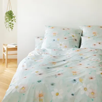 Produktbild von Elegante Interlock Jersey Bettwäsche Pastel Jersey 3600-4 blau 135x200