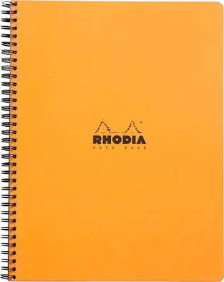 Produktbild von Rhodia 5x Notebook mit Doppelspirale A4+ 80Bl kariert 80g - Sortiert 19300C
