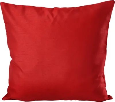 Produktbild von Kissenhülle Wildseide Optik uni 60x60 cm rot
