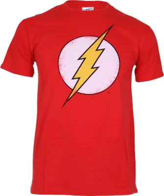 Immagine prodotto di The Flash - Maglietta da uomo TV377 (M) (Rosso)