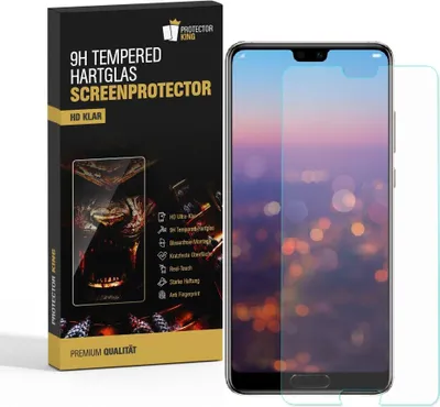 Produktbild von 3x 3D A++ 9H Panzerglas für Huawei P20 Displayschutz Schutzglas Panzerfolie Schutzfolie Hartglas Displayglas Tempered Echtglas Glasfolie Sicherheitsglas