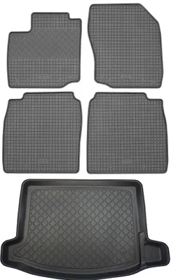 Produktbild von Honda Civic IX Schrägheck (5-Türer) von 03.2012-02.2017 SET - Gummifußmatten + Kofferraummatte