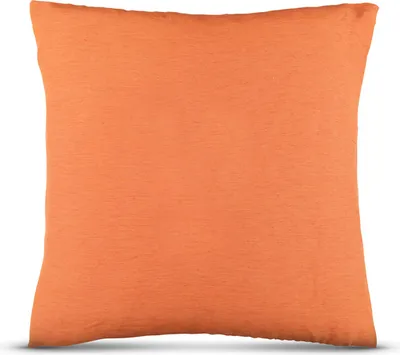 Immagine prodotto di Copricuscino 60x60cm con cerniera nascosta, ( arancione ) copricuscino in look lino, copricuscini decorativi, cotone, morbido rivestimento per cuscini
