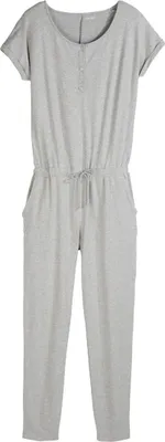 Produktbild von Esmara Pure Collection Damen Jumpsuit Bio Baumwolle Grau XS 32/34