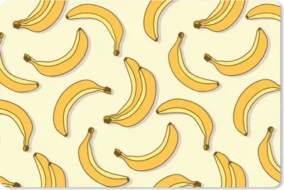 Produktbild von MuchoWow® Mauspad Mousepad Obst - Gestaltung - Banane 27x18 cm - Mousepads - Maus Mat - Pad - Mausunterlage - Büroartikel - Desk Matten