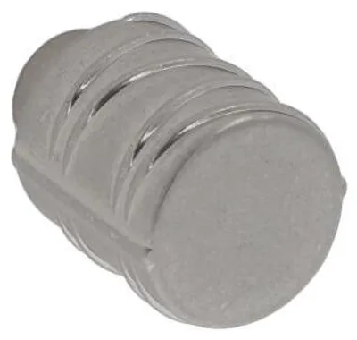 Produktbild von Knopf für Möbel aus Zamak, Durchmesser 17 mm, gebürstetes Nickel