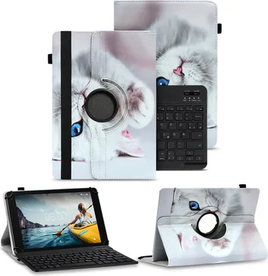 Produktbild von Schutzhülle Tastatur für Alldocube iPlay 70 / SE Tasche Bluetooth Hülle QWERTZFarben:Motiv 10