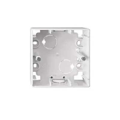 Produktbild von Merten 519119 Aufputz-Gehäuse, 1fach, polarweiß glänzend, 1-M, ATELIER-M