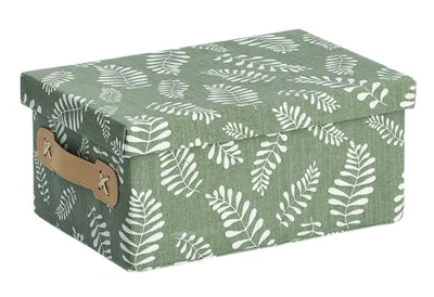 Produktbild von Aufbewahrungsbox 'Leaves', Baumwolle/Polyester,