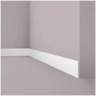 Immagine prodotto di Modanatura per pavimenti NMC FL9 WALLSTYL Noel Marquet Battiscopa decorativo Modanatura decorativa per pareti Battiscopa classico bianco 2 m