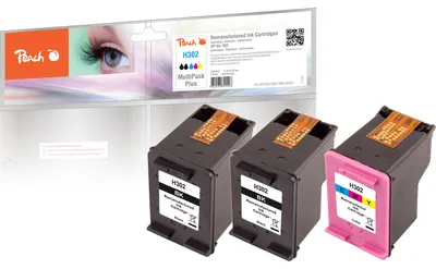 Productafbeelding van Peach PI300-658 Peach Patrone HP Nr.302            MultiPackPlus   REM,KOM