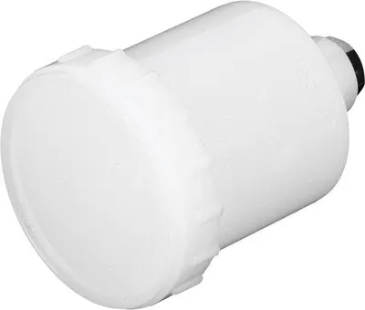Obrázek produktu pro 150 mm gravitační plastová nádoba na lak o objemu 125 ml pro stříkací pistole – díly pro stříkání barvy s vnitřním průměrem 15 mm.