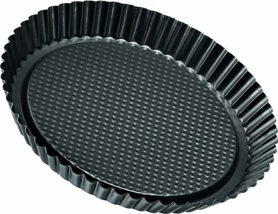 Immagine prodotto di Zenker Black Metallic Obsttortenform, Obstkuchenform, Quiche, Tarte, Obsttorten Form, Backform, Kuchenform, Antihaft Classic, Schwarz, Ø 28 cm, 6521