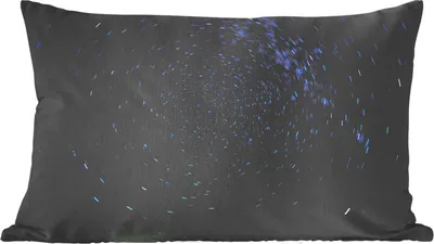 Produktbild von MuchoWow® Zierkissen Sofakissen Wohnzimmer Dekokissen 50x30 cm Ein Wirbel der Milchstraße am Himmel - Wohnzimmerdekoration - Polster mit Photo