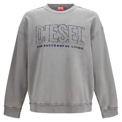 Produktbild von Diesel Sweatshirt aus Baumwolle in Grau
