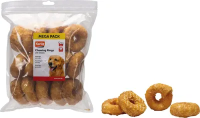 Produktbild von Karlie Kauringe für Hunde mit Huhn - 15 Stück