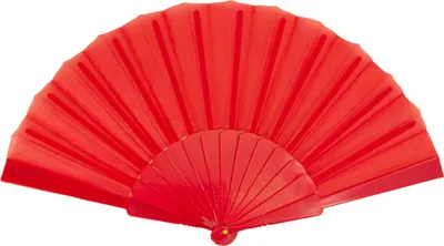 Produktbild von Oblique Unique Handfächer Damen Fächer Wandfächer Fasching Karneval Party - rot