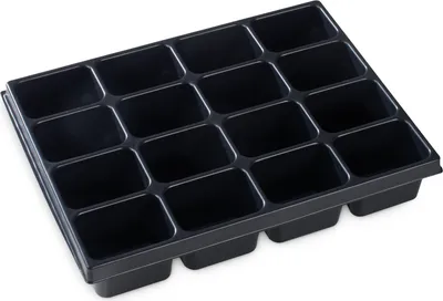 Produktbild von Kleinteileeinsatz i-BOXX® iB 72 B349xT265xH63mm Polystyrol m.16 Mulden