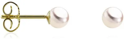 Obrázok produktu pre Luna-Pearls – 310.0036_3,5–4 mm – náušnice – 750 žlté zlato – perla Akoya 3,5–4 mm