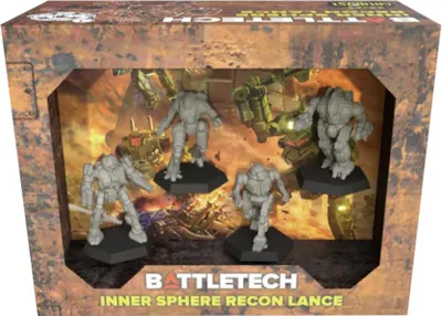 Zdjęcie produktu dla BattleTech Inner Sphere Recon Lance - Gra figurkowa - Akcesoria - Edycja ENG