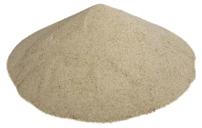Produktbild von Dekosand in natürlicher Farbe, 1 kg Packung, mit einer Körnung von maximal 1 mm