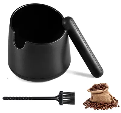 Produktbild von Knockbox für Kaffee – Inklusive Reinigungsbürste – Matt Schwarz