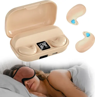 Produktbild von In Ear kabellos Kopfhörer Bluetooth im Ohr Kopfhörer zum Schlafen Wireless Sleep Earbuds