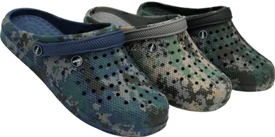 Produktbild von Sprint Sport Uni Classic Printed Camo Clog mit Riemen Camouflage, schwarz Gr.41