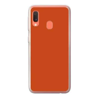 Produktbild von MuchoWow® Handyhülle Schutzhülle Hülle für Samsung Galaxy A20e Sienna - Erde - Farben - Massiv Silikon Softcase Handy Hülle - Abdeckung