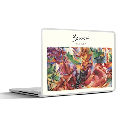 Produktbild von MuchoWow® Laptop Aufkleber Sticker Cover Alte Meister - Abstrakt - Boccioni 40x30 cm - Laptop Dekoration - Selbstklebend