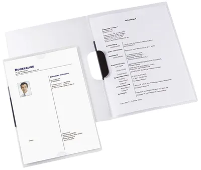 Produktbild von ELBA Bewerbungsmappe job mit clip fix system farblos