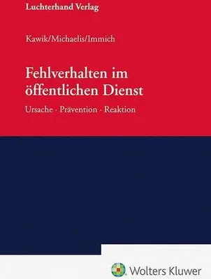 Obrázek produktu pro Fehlverhalten im öffentlichen Dienst
