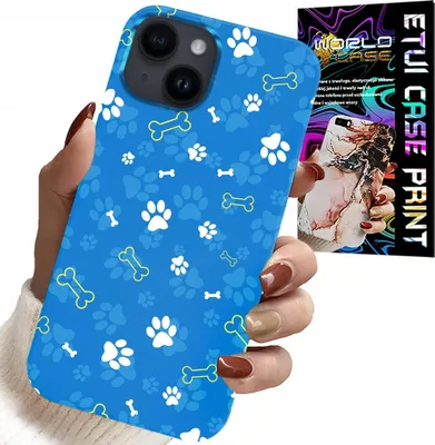 Obrázok produktu pre Puzdro Pre Iphone 14 - Kostené Labky Hliadkovací Pes Vzory Pre Deti