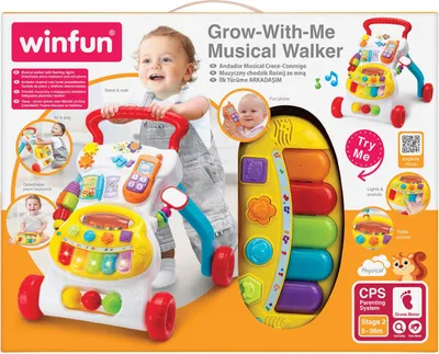 Image de WINFUN Trotteur musical Grow-With-Me