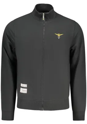 Produktbild von Herren Sweatjacke Schwarz mit Reißverschluss: Stilvoll und Funktional