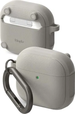 Produktbild von Ringke Onyx Magnetische Magsafe Apple Airpods 4 Warm Grau